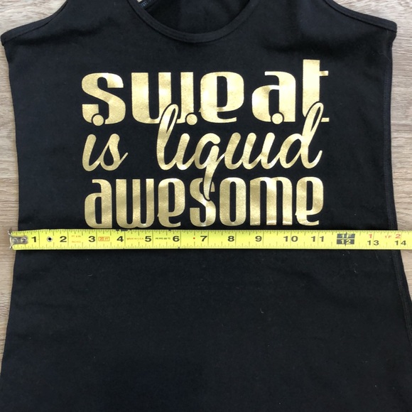 Lululemon full on Luon racerback tank “sweat is Liquid Gold” - Picture 6 of 11